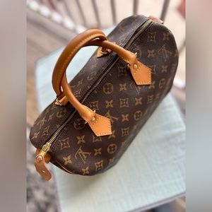 Authentic Louis Vuitton Vintage Monogram Canvas Speedy 30+ Lockset and MORE!